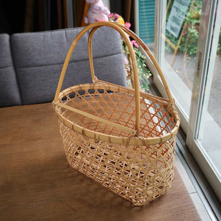 【ふるさと納税】竹バック 六ッ目編 サムネイル2