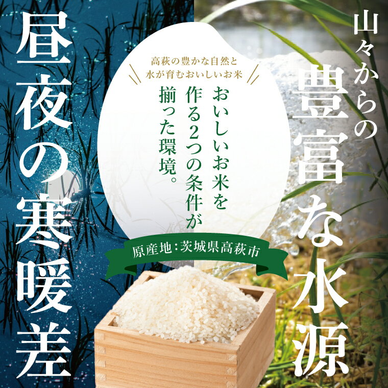 【ふるさと納税】【選べる内容量】コシヒカリ 白米 or 玄米 5kg【茨城県共通返礼品：高萩市】|お米 米 精米 玄米 こしひかり 茨城県 取手市（CB001） - 画像2