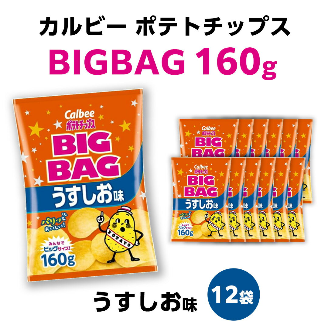 【ふるさと納税】 カルビー ポテトチップス BIGBAG 160g うすしお ・ のりしお ・ コンソメパンチ ポテチ お菓子 おかし 大量 スナック おつまみ ジャガイモ じゃがいも まとめ買い 数量限定 定期便 - 画像3