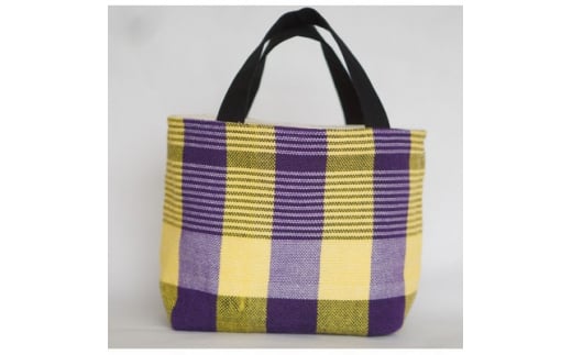 【ふるさと納税】リバーシブルトートバッグ | 茨城県 つくば市トートバッグ リバーシブル ファッション 通勤 通学 バッグ 便利 鞄 かばん B5サイズ 手織り 生地 サムネイル3