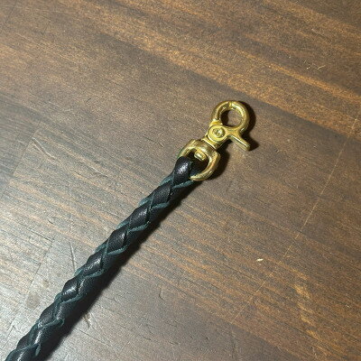 【ふるさと納税】ラフテール【ウォレットロープ　四つ編みロープ50cm】ブラス　　CW-OL-ROPE-BR-50【1579711】 サムネイル3