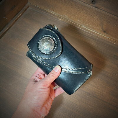 【ふるさと納税】ラフテール【デュラブル　 ミドルウォレット　A-type】BK　　CW-SHE-DU-BK-A-M【1582972】 サムネイル2