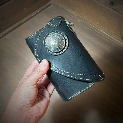 【ふるさと納税】ラフテール【デュラブル　 ミドルウォレット　B-type】BK　　CW-SHE-DU-BK-B-M【1584832】 サムネイル2