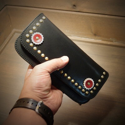 【ふるさと納税】ラフテール【ロゼット　ロングウォレット】BK　　CW-RT-BK-L【1584888】 サムネイル2