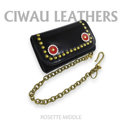 ラフテール【ロゼット　ミドルウォレット】BK　CW-RT-BK-M【1597725】