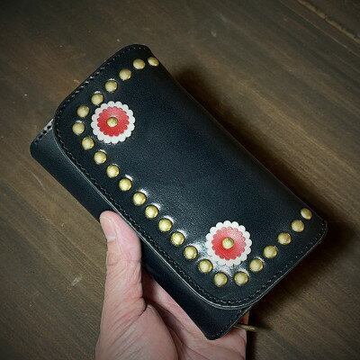 【ふるさと納税】ラフテール【ロゼット　ミドルウォレット】BK　CW-RT-BK-M【1597725】 サムネイル2