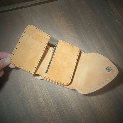 【ふるさと納税】ラフテール【デュラブル　ショートウォレット　プレーン】NA　CW-SHE-DU-NA-P-S【1613898】 サムネイル3