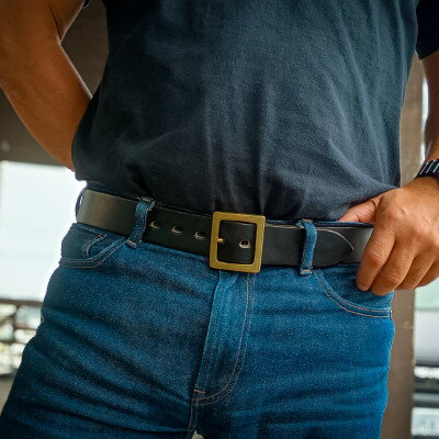 【ふるさと納税】ラフテール【AGE CRAFT-01(38mm) 】Lサイズ　BELT-AC01-BK-SV-L【1639650】 サムネイル2