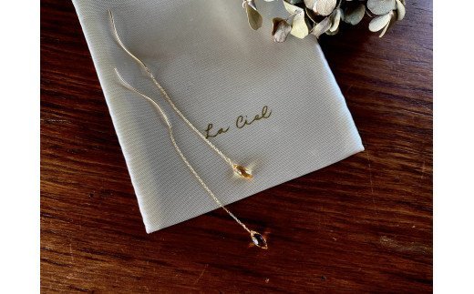 【ふるさと納税】天然石アメリカンスクリューピアス　天然石 選べる 手作り ジュエリー ピアス スクリューピアス おしゃれ かわいい （KBD-8） サムネイル2