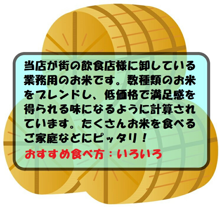 【ふるさと納税】物価高対抗ブレンド米　5kg | お米 業務用ブレンド米 精米 - 画像3