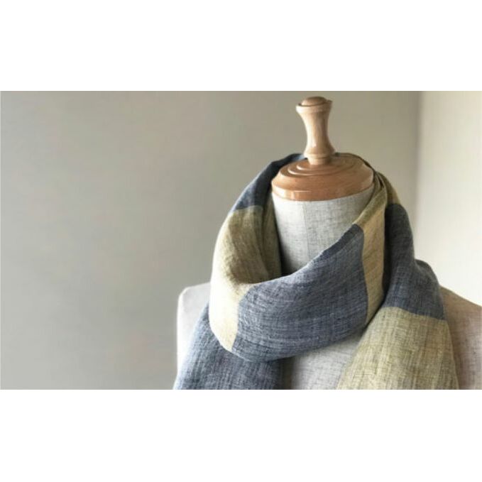 リネンガーゼグラデーションストール RF254-NT【ファッション小物・ファッション・ストール】