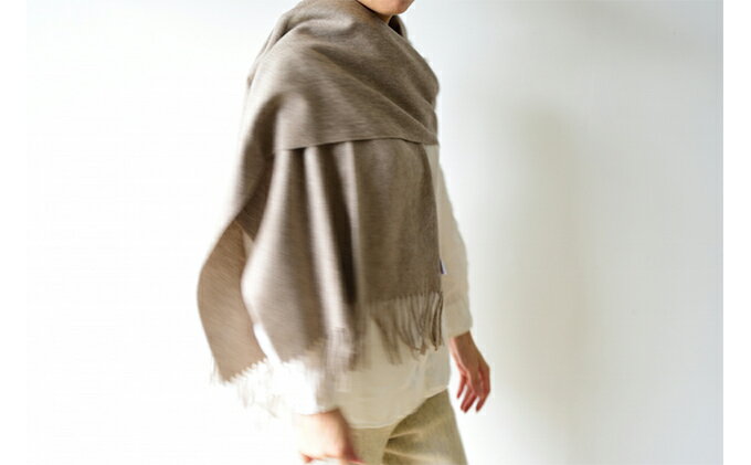 【ふるさと納税】Made in Japanカシミヤストール50cm幅（ベージュ）カシミヤ100% RF98-NT　【ファッション小物・カシミヤストール・カシミヤ】 サムネイル2