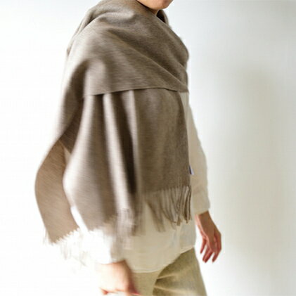 Made in Japanカシミヤストール50cm幅（ベージュ）カシミヤ100% RF98-NT　【ファッション小物・カシミヤストール・カシミヤ】