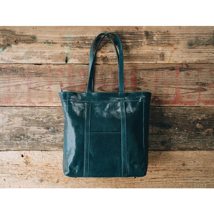 【ふるさと納税】No.232 【ピッグレザー】トートバッグ ／ 内ポケット 外ポケット ジッパー 送料無料 茨城県 サムネイル3