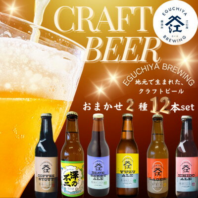 霞ヶ浦エリアの醸造所　江口屋醸造所のクラフトビール2種12本セット【配送不可地域：離島】【1415197】