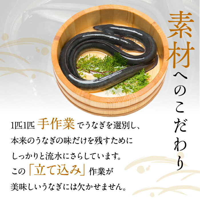 【ふるさと納税】食べ切りサイズ！国内産うなぎの白焼(酒蒸し)100～120g 2尾　計200g以上|うなぎ 鰻 白焼 酒蒸し 食べ切り 茨城県 行方市（AD-130-3） サムネイル3