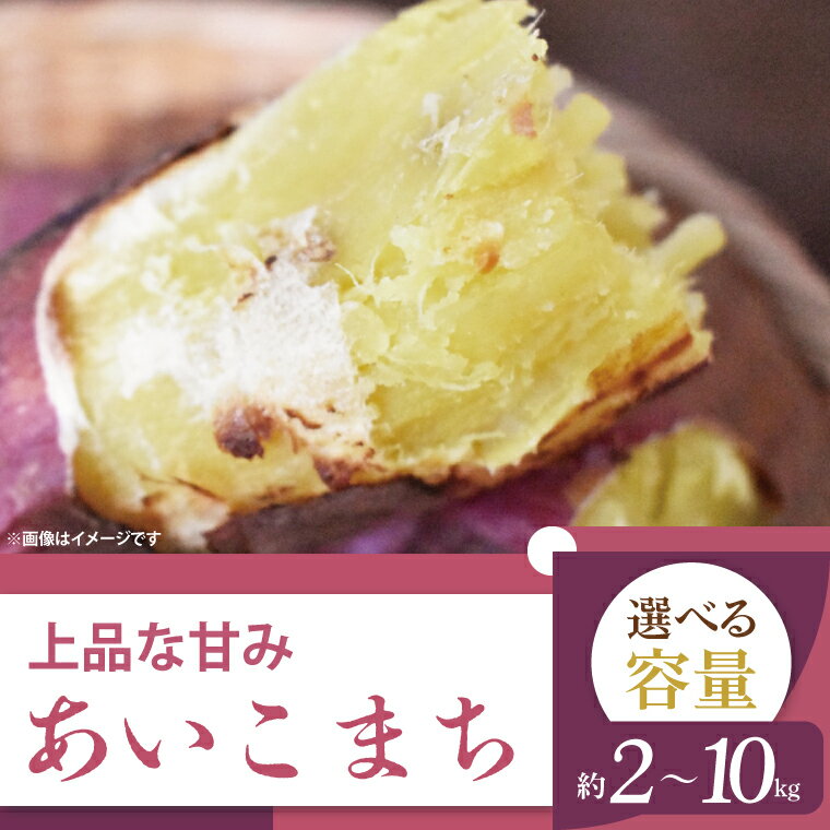 【選べる内容量】【2025年11月より順次発送】2025年度産 上品な甘みのさつまいも あいこまち 約2kg・5kg・10kg｜さつまいも サツマイモ さつま芋 芋 お芋 あいこまち 先行予約 渋谷農園 人気 送料無料 茨城県 行方市(BZ-7)