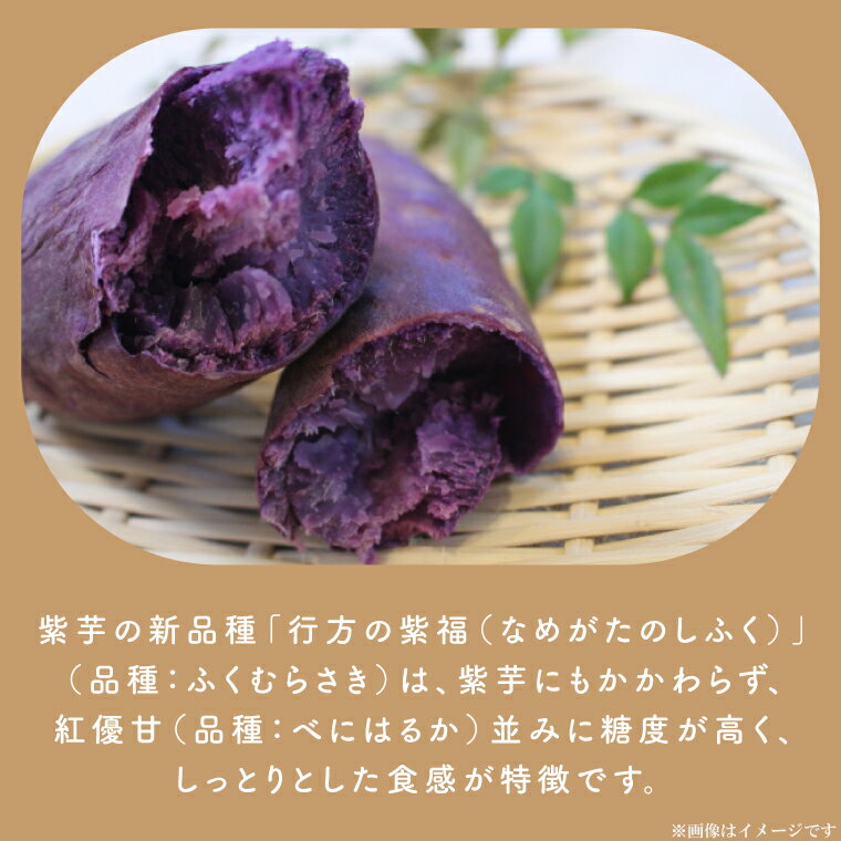 【ふるさと納税】【行方かんしょ】『天皇杯受賞』　JA産　「冷凍焼き芋」（行方の紫福1本入×10袋）|AE-68 サムネイル2