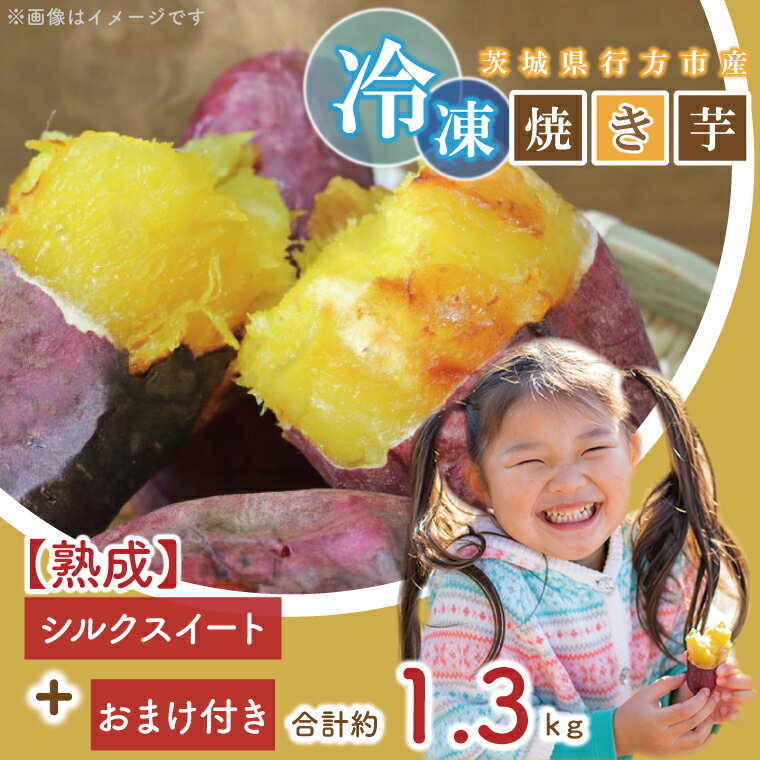 【ふるさと納税】熟成シルクスイート冷凍焼き芋約1.2kg+おまかせ品種さつまいも　合計約1.3kg｜さつまいも サツマイモ さつま芋 焼き芋 やきいも 冷凍 冷凍焼き芋 シルクスイート 茨城県 行方市(EY-28) - 画像2