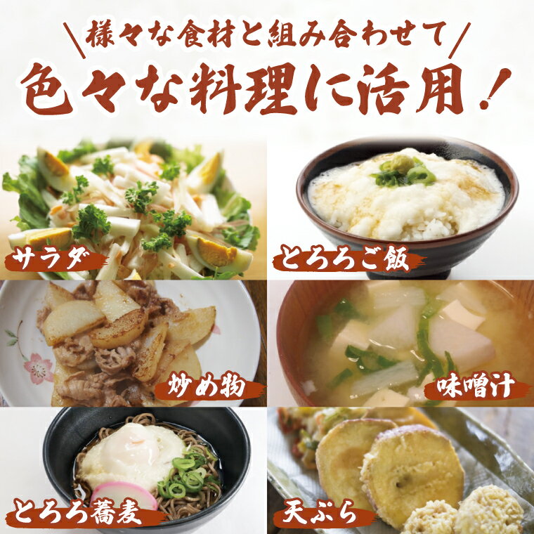 【ふるさと納税】【選べる内容量】【2025年12月より順次発送】風間商店さんのながいも 約2～12kg｜ながいも いも 芋 長芋 野菜 やさい 人気 美容 健康 腸活 味噌汁 天ぷら 茨城県 行方市 行方市産(HO-1) - 画像3