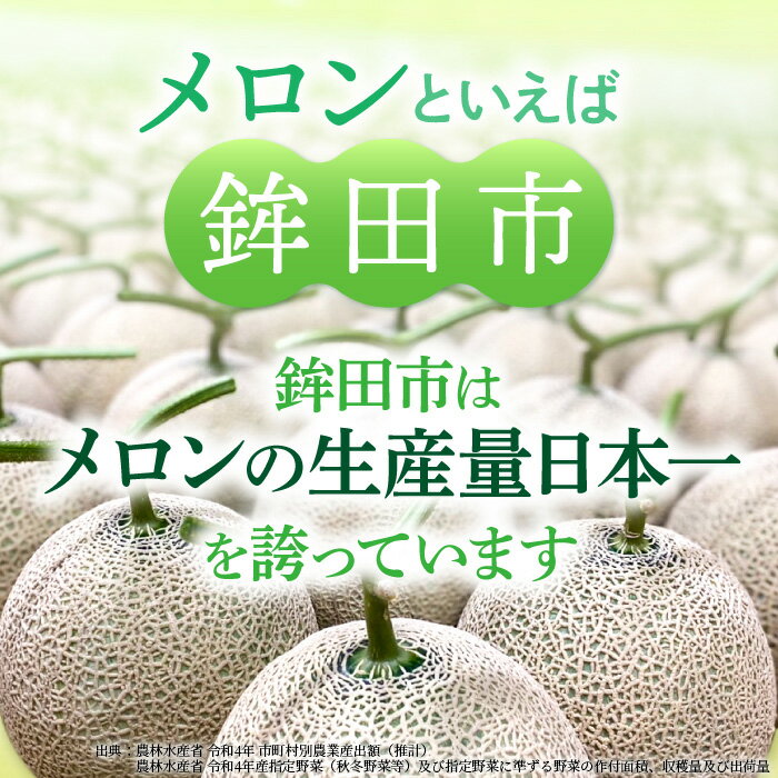 【ふるさと納税】 KING&QUEEN 春メロン 食べ比べセット イバラキング クインシー 5Lサイズ 青肉メロン 赤肉メロン 食べ比べ 食べくらべ メロン めろん 大森農園 先行予約 フルーツ先行予約 メロン先行予約 サムネイル3
