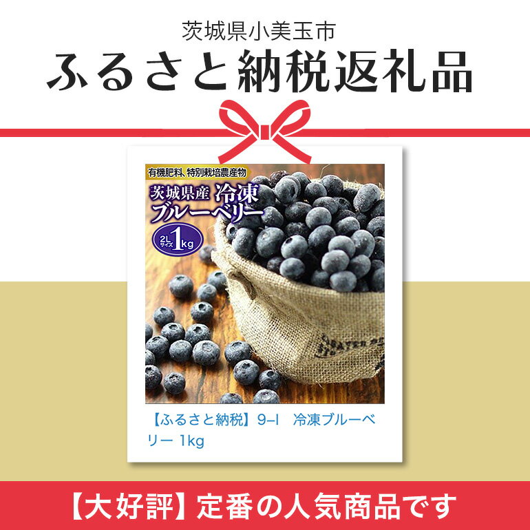 【ふるさと納税】冷凍ブルーベリー 1kg 茨城県産 国産 無農薬 有機栽培 有機肥料 特別栽培 1キロ 冷凍 ブルーベリージャム フルーツ 果物 くだもの ケーキ作り お菓子 スイーツ 贈り物 贈答用 内祝い ギフト 小分け 9-I 【6月下旬から順次発送予定】 サムネイル2
