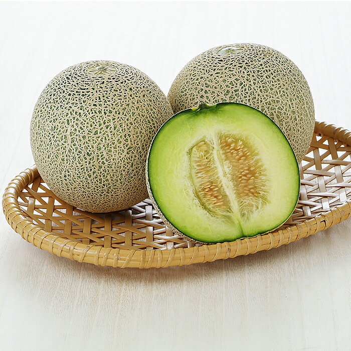 【ふるさと納税】メロン めろん 茨城 秀品 フルーツ 先行予約 007-2 オトメメロン 秀品 2玉 約2kg 茨城県 JA水戸産 サムネイル2
