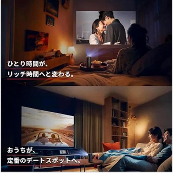 【ふるさと納税】PJ02【 Nebula Capsule 3 】 ネビュラ Google TV搭載モバイルプロジェクター/フルHD / 200ANSIルーメン / 最大120インチ / 8Wスピーカー / 自動障害物回避/垂直・水平自動台形補正/オートフォーカス調整/スクリーンフィット/小型/家庭用 サムネイル3