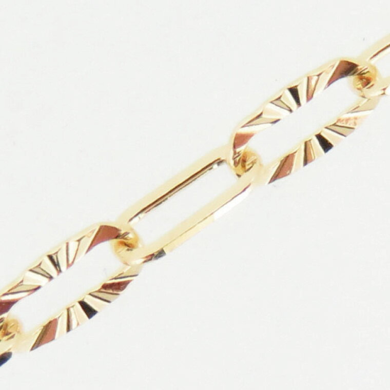 【ふるさと納税】K18 カクシャインクリップチェーンネックレス（60cm）｜アクセサリー 18金 ホワイトデー ファッション おしゃれ 小物 ギフト フォーマル カジュアル 国産（36-14） サムネイル3