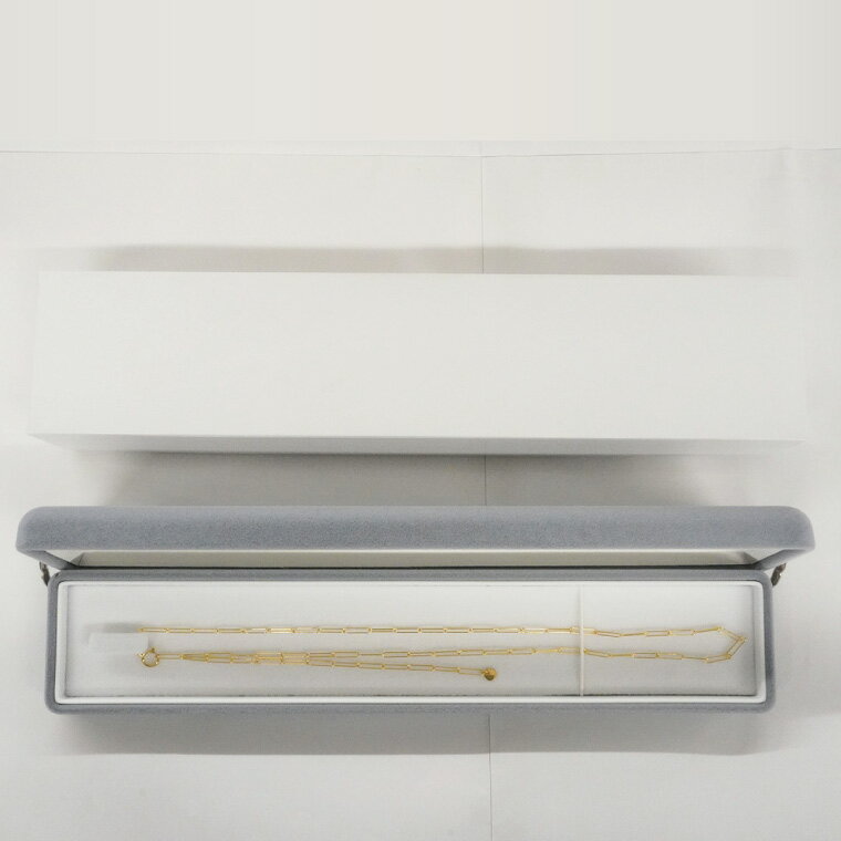 【ふるさと納税】【ラッピング対応可能！】ロングクリップネックレス K18【ネックレス アクセサリー 金 ゴールド おしゃれ 記念日 プレゼント 贈り物 母の日 バレンタイン クリスマス ホワイトデー 国産 ギフト ラッピング 包装】（36-10ーg） サムネイル2