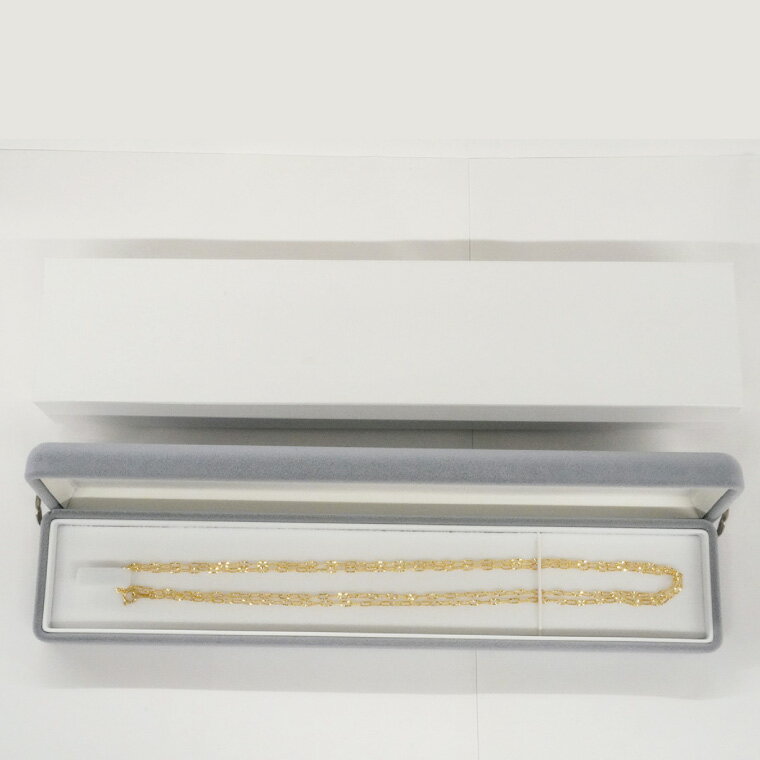 【ふるさと納税】シャインクリップロングネックレス K18【ネックレス アクセサリー 金 ゴールド おしゃれ 記念日 プレゼント 贈り物 母の日 バレンタイン クリスマス ホワイトデー 国産】（36-11） サムネイル2