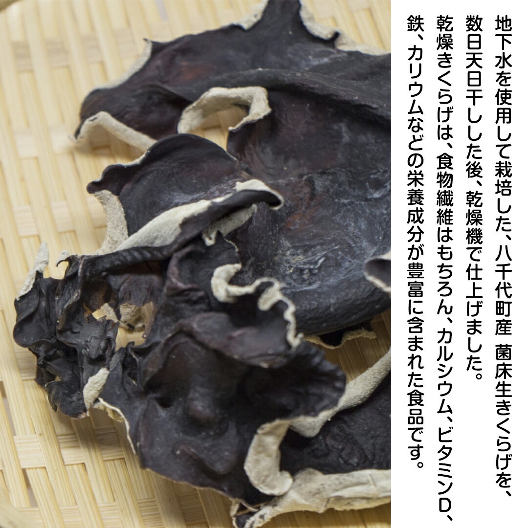 【ふるさと納税】 八千代町産 乾燥 きくらげ 約 40g キクラゲ 木耳 きのこ キノコ 乾燥 ふるさと納税 6000円 茨城県 八千代町 - 画像3