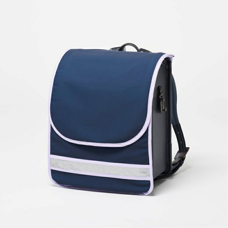 【PETIT PSYCHE】　ランドセルカバー　basic ネイビー×パープル【カバー 防水 雨よけ 進学祝い 入学祝い 入学準備 登校 通学 ランドセル用品 撥水 栃木県 足利市 】 F7Z-572