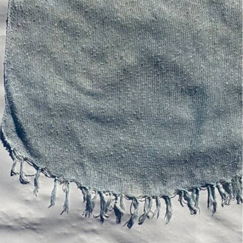 【ふるさと納税】藍染めストール(透け感のあるレーヨンメッシュ)【 ストール ファッション 栃木県 足利市 】 F7Z-1302 サムネイル2