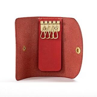 【ふるさと納税】【全7色】栃木レザーキーケース 上質な手触り 本革 牛革/Key　case　02/チョコ/minca　448【雑貨 ファッション 人気 おすすめ 】 サムネイル3