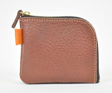 【ふるさと納税】栃木レザー使用｜やわらか本革Lジップミニ財布｜Lzip wallet small 02｜チョコ｜minca（全6色） サムネイル2