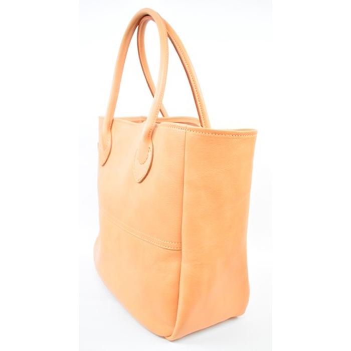 【ふるさと納税】栃木レザー使用｜ソフトな手触り 本革 A4も入る大容量 本革トートバッグ｜Tote bag 03 L｜タン｜minca（全6色） サムネイル2