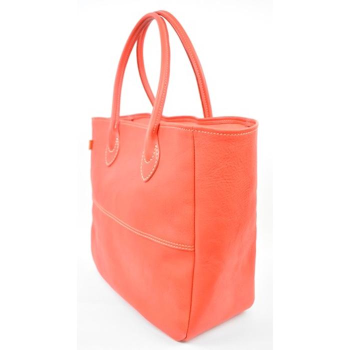 【ふるさと納税】栃木レザー使用｜ソフトな手触り 本革 A4も入る大容量 本革トートバッグ｜Tote bag 03 L｜レッド｜minca（全6色） サムネイル2