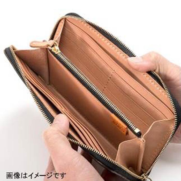 【ふるさと納税】栃木レザー使用｜やわらか本革Lジップ長財布｜Round zip wallet 02｜タン｜minca（全6色） サムネイル2