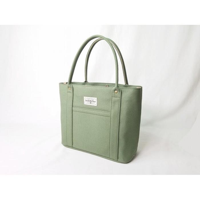 【ふるさと納税】【いちひこ帆布】 ミニトート/グリーン【かばん ファッション 人気 おすすめ 】 サムネイル2