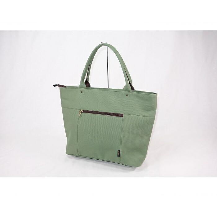 【ふるさと納税】【いちひこ帆布】 ライントート/グリーン【かばん ファッション 人気 おすすめ 】 | かばん 鞄 バッグ ふるさと納税 栃木県 栃木市 特産品 おすすめ サムネイル3