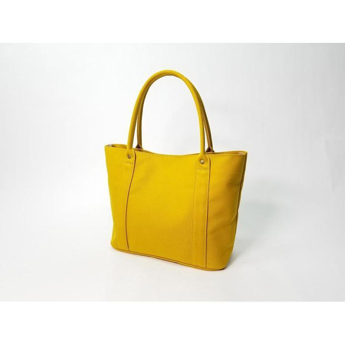 【ふるさと納税】【いちひこ帆布】 ミニトート/イエロー【かばん ファッション 人気 おすすめ 】 サムネイル3