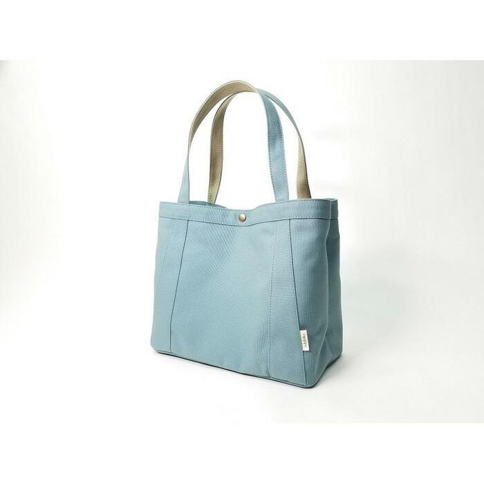 【ふるさと納税】【いちひこ帆布】パーティショントート　水色【かばん ファッション 人気 おすすめ 】 | かばん 鞄 バッグ ふるさと納税 栃木県 栃木市 特産品 おすすめ サムネイル2