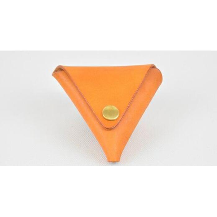 【ふるさと納税】【minca】 栃木レザーの三角コインケース小 小銭入れ コンパクト 小さめ/Coin purse 01/　469【雑貨 ファッション 人気 おすすめ 】 サムネイル3