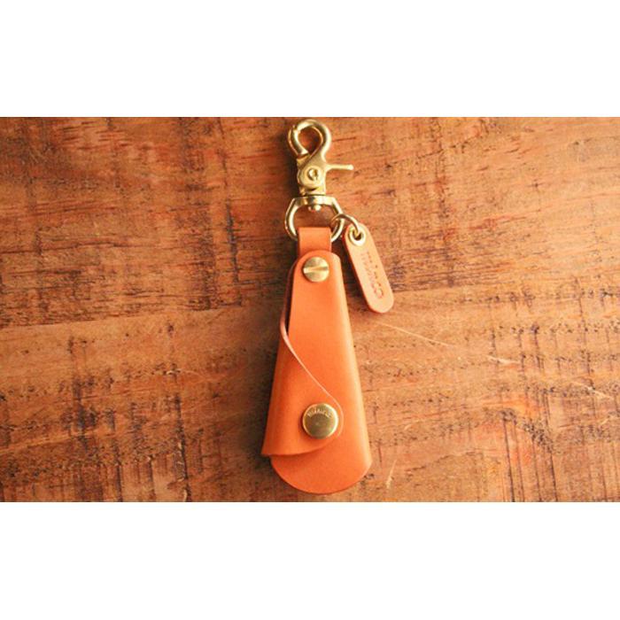 【minca】栃木レザーの真鍮靴ベラキーホルダー/シューホーン01/minca　641【雑貨 日用品 人気 おすすめ 】