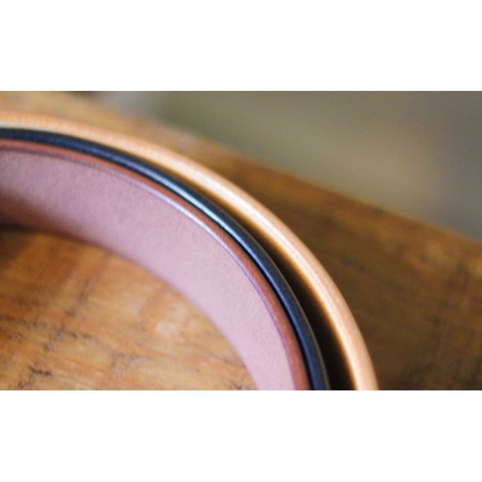 【ふるさと納税】【minca】幅40mmベルト 栃木レザーの希少な「ハーネスレザー」使用の贅沢な1枚革のレザーベルト オイルタイプ/キャメル/HL-B03/CAMEL　614【小物 ファッション 人気 おすすめ 】 サムネイル3