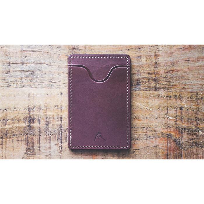 【ふるさと納税】【minca】栃木レザーのタテ型パスケース 定期入れ パスホルダー01　694【雑貨 日用品 人気 おすすめ 】 サムネイル3