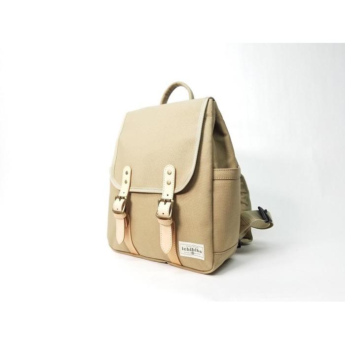 【ふるさと納税】【いちひこ帆布】 リュック/ベージュ【かばん ファッション 人気 おすすめ 】 | かばん 鞄 リュック ふるさと納税 栃木県 栃木市 特産品 おすすめ サムネイル2