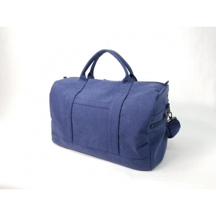 【ふるさと納税】【いちひこ帆布】 トラベルボストン/ネイビー【かばん ファッション 人気 おすすめ 】 | かばん 鞄 バッグ ふるさと納税 栃木県 栃木市 特産品 おすすめ サムネイル3