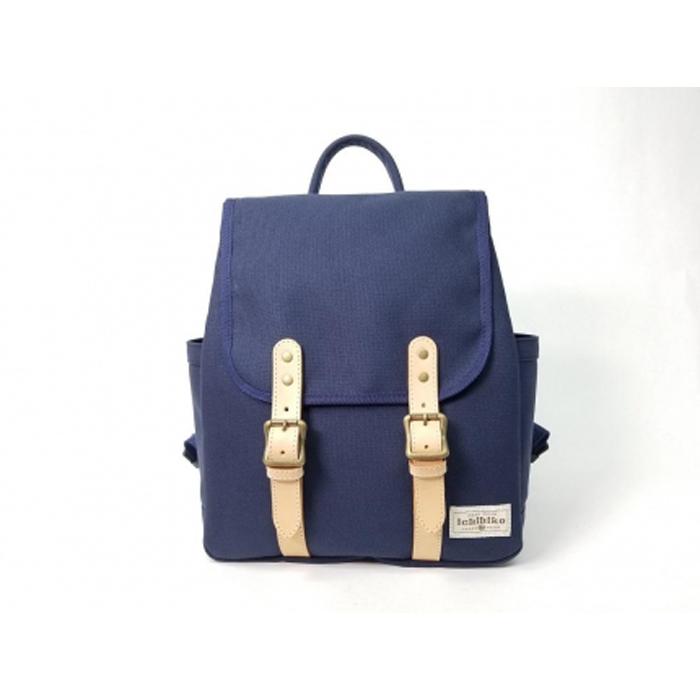 【ふるさと納税】【いちひこ帆布】 リュック/ネイビー【かばん ファッション 人気 おすすめ 】 | かばん 鞄 リュック ふるさと納税 栃木県 栃木市 特産品 おすすめ サムネイル3